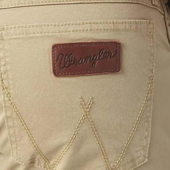 MEN'S WRANGLER RETRO® SLIM FIT STRAIGHT LEG PANT Tan 34 x 32 - Picture 6 of 7